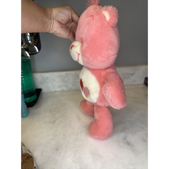 Care Bears Love-A-Lot Bear Pink 13" Plush Talking Stuffed Animal 2003 Works - Picture 12 of 13